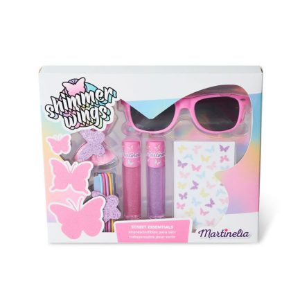 Martinelia Shimmer Wings Street Essentials Set με 2 Lip Glosses 4ml, 4 Hair Ties, 1 Hair Clip, Stickers & Sunglasses (11951) - Image 2