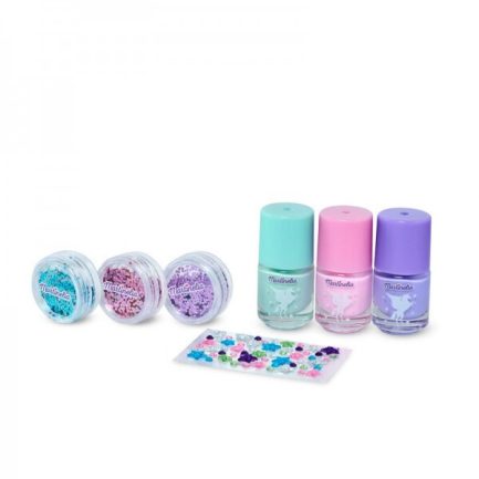 Martinelia Galaxy Dreams Pegasus Nail Set – Βερνίκια Νυχιών 3 Χ 4ml, Glitter 3 X 2gr & Αυτοκόλλητα (11961) - Image 2