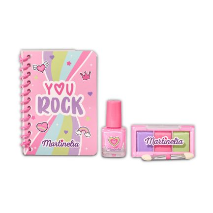 Martinelia Super Girl Beauty Set & Notebook – Σετ για Κορίτσια με Βερνίκι Νυχιών 1 x 4ml, Σκιές Ματιών Με Πινέλο & Σημειωματάριο (11959) - Image 3