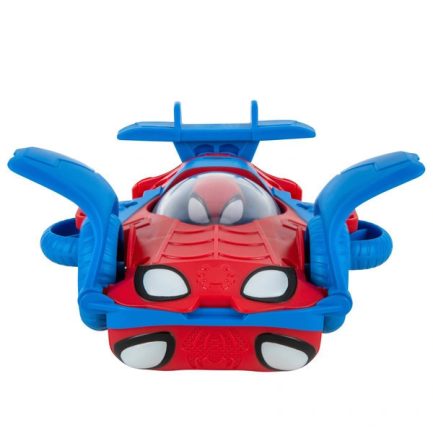 Παιχνιδολαμπάδα Περιστρεφόμενο Όχημα Spidey and His Amazing Friends Όχημα Spidey Flip & Jet 15εκ. 2 σε 1 (JWS00080) - Image 3