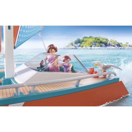 Παιχνιδολαμπάδα Playmobil Family Fun Catamaran για 4-10 ετών (71043) - Image 3