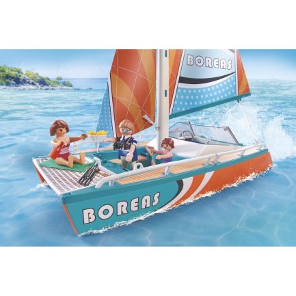 Παιχνιδολαμπάδα Playmobil Family Fun Catamaran για 4-10 ετών (71043) - Image 4