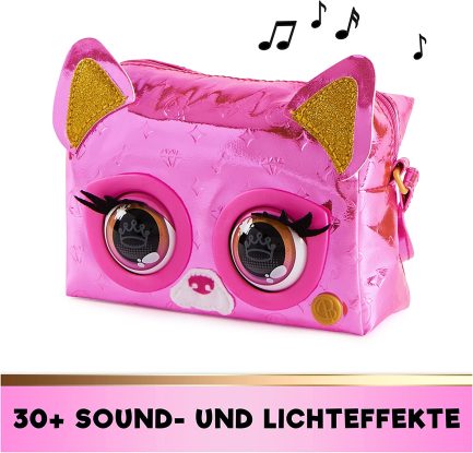 Spin Master Purse Pets: Metallic Magic - Flashy Frenchie Παιδική Τσάντα Ώμου Φούξια (6065589) - Image 4