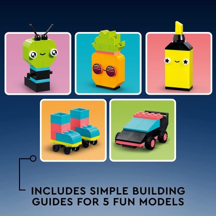Lego Classic Creative Neon Fun για 5+ ετών (11027) - Image 4