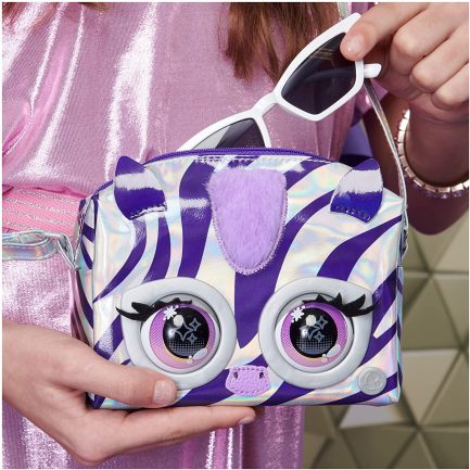 Spin Master Purse Pets: Metallic Magic Zebra - Rebel Stripez Παιδική Τσάντα Ώμου Πολύχρωμη(6066464) - Image 5