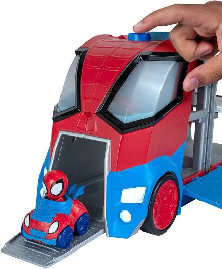 Spidey Νταλίκα με Ήχο και Φως 35 εκ. Μαζί Με 2 Φιγούρες (JWS00051) - Image 5