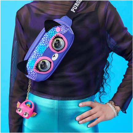 Spin Master Purse Pets: Cheetah Savannah Spotlight Παιδικό Τσαντάκι Μέσης Μωβ (6066544) - Image 6