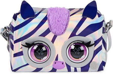Spin Master Purse Pets: Metallic Magic Zebra - Rebel Stripez Παιδική Τσάντα Ώμου Πολύχρωμη(6066464) - Image 6