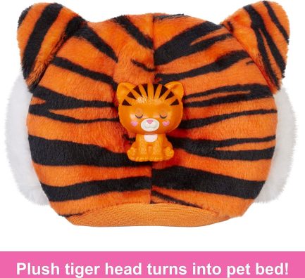 Mattel Barbie: Cutie Reveal Jungle Series - Tiger (Τιγράκι) Surprise Doll (HKP99) - Image 6