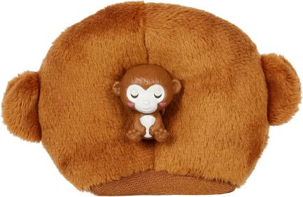 Παιχνιδολαμπάδα Mattel Barbie: Cutie Reveal Jungle Series - Monkey Surprise Doll Μαϊμουδάκι (HKR01) - Image 7