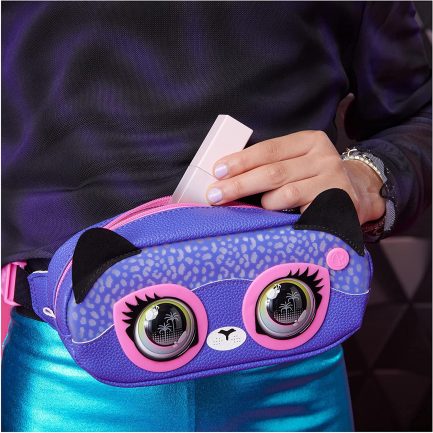 Spin Master Purse Pets: Cheetah Savannah Spotlight Παιδικό Τσαντάκι Μέσης Μωβ (6066544) - Image 9