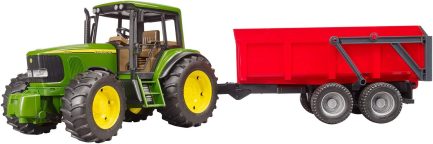 Παιχνιδολαμπάδα Bruder Τρακτέρ John Deere 6920 with Tipping Trailer για 3+ Ετών (BR002057 ) - Image 2