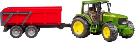 Παιχνιδολαμπάδα Bruder Τρακτέρ John Deere 6920 with Tipping Trailer για 3+ Ετών (BR002057 ) - Image 3