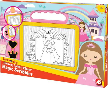 As Company Magic Scribbler Baby Princess Πίνακας Γράψε - Σβήσε (1028-12263) - Image 3