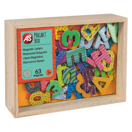 AS Magnet Box Ελληνικά Γράμματα 63 Εκπαιδευτικοί Ξύλινοι Μαγνήτες Για 3+ Χρονών (1029-64048) - Image 3