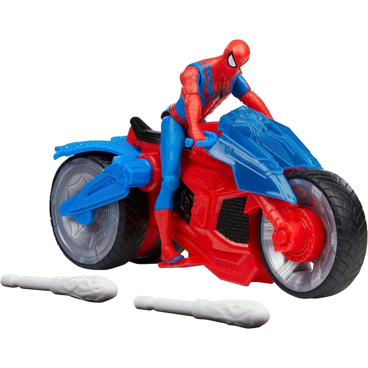 Hasbro Marvel Spider-Man Web Blast Cycle Kids Playset with Poseable Spider-Man Όχημα και φιγούρα (F6899) - Image 5