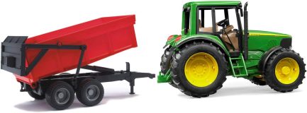 Παιχνιδολαμπάδα Bruder Τρακτέρ John Deere 6920 with Tipping Trailer για 3+ Ετών (BR002057 ) - Image 4