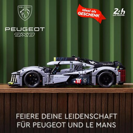 LEGO Technic - PEUGEOT 9X8 24H Le Mans Hybrid Hypercar (42156) - Image 3