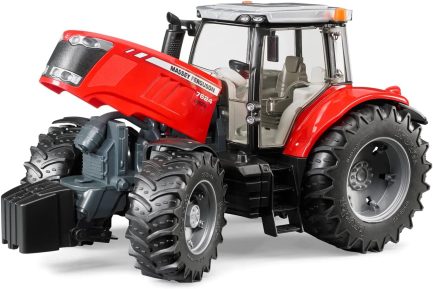 Παιχνιδολαμπαδα Bruder Τρακτέρ Massey Ferguson 7624 για 3+ Ετών (03046) - Image 5