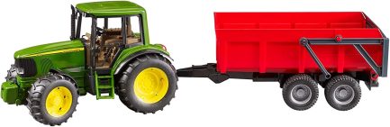 Παιχνιδολαμπάδα Bruder Τρακτέρ John Deere 6920 with Tipping Trailer για 3+ Ετών (BR002057 ) - Image 5