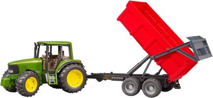Παιχνιδολαμπάδα Bruder Τρακτέρ John Deere 6920 with Tipping Trailer για 3+ Ετών (BR002057 ) - Image 6