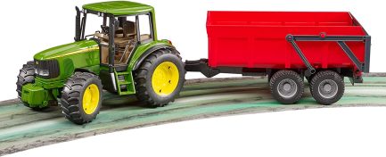 Παιχνιδολαμπάδα Bruder Τρακτέρ John Deere 6920 with Tipping Trailer για 3+ Ετών (BR002057 ) - Image 7