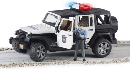 Bruder Αυτοκινητάκι Wrangler Αστυνομίας με αστυνομικό για 3+ Ετών (BR002526) - Image 7