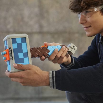 Παιχνιδολαμπάδα Hasbro Nerf Εκτοξευτής Stormlander Minecraft για 8+ Ετών (F4416) - Image 6