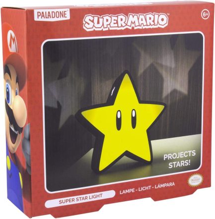 Paladone Led Παιδικό Φωτιστικό Projector Super Mario Bros Super Star με Προβολή Αστεριών Κίτρινο 25.5εκ.(PP5100NNV3) - Image 7