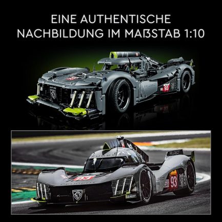 LEGO Technic - PEUGEOT 9X8 24H Le Mans Hybrid Hypercar (42156) - Image 6