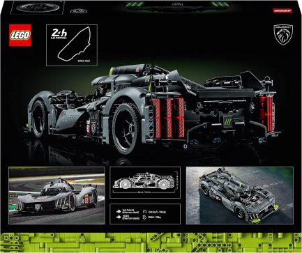 LEGO Technic - PEUGEOT 9X8 24H Le Mans Hybrid Hypercar (42156) - Image 9
