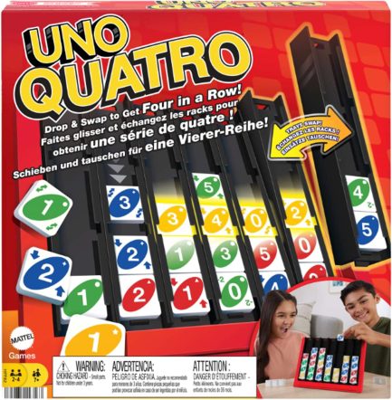 Mattel Επιτραπέζιο Παιχνίδι Uno Quatro για 2-4 Παίκτες 7+ Ετών (HPF82) - Image 2