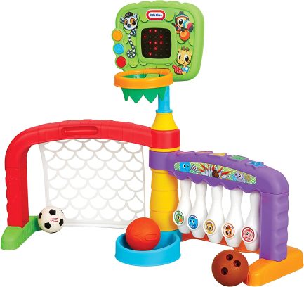 Little Tikes 3 In 1 Sports Zone με Μουσική Αθλητικό Γυμναστήριο για 12+ Μηνών (643224) - Image 6