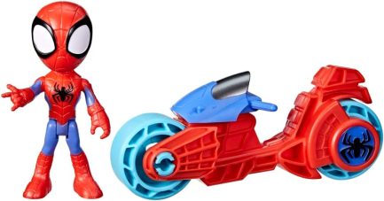 Παιχνιδολαμπάδα Hasbro Spidey And His Amazing Friends, with Motorcycle για 3+ Ετών (F7459) - Image 2