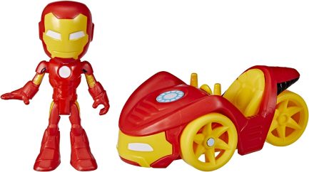Παιχνιδολαμπάδα Hasbro Παιχνίδι Μινιατούρα Iron Man & Vehicle για 3+ Ετών (F3992) - Image 2