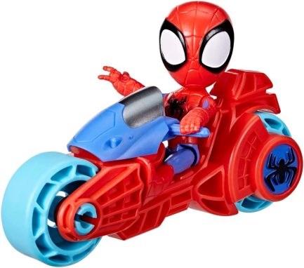 Παιχνιδολαμπάδα Hasbro Spidey And His Amazing Friends, with Motorcycle για 3+ Ετών (F7459) - Image 3