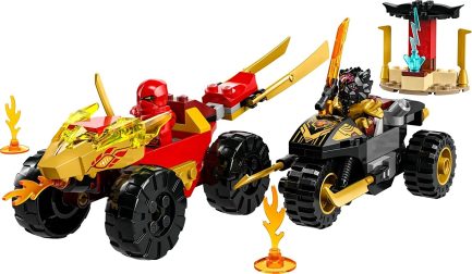 Lego®Ninjago Dragons Rising - kai and Rass car and Bike Battle (71789) - Image 3