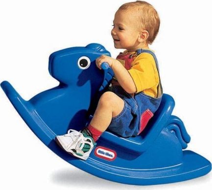 Little Tikes Rocking Κουνιστό Παιχνίδι Αλογάκι για 12+ μηνών για Βάρος έως 23kg Μπλε (173950E3) - Image 2