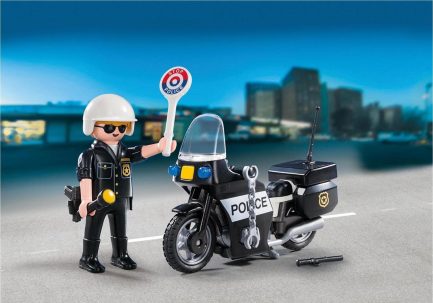 Playmobil City Action Βαλιτσάκι Αστυνόμος με Μοτοσικλέτα για 4+ ετών (5648) - Image 2