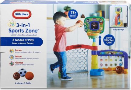 Little Tikes 3 In 1 Sports Zone με Μουσική Αθλητικό Γυμναστήριο για 12+ Μηνών (643224) - Image 2