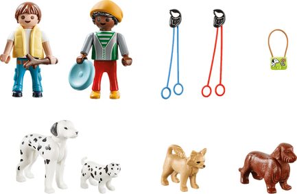 Playmobil City Life Βαλιτσάκι Βόλτα με Σκυλάκια για 4-10 ετών (70530) - Image 2