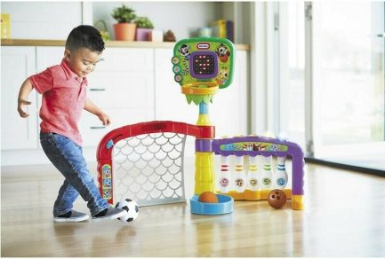Little Tikes 3 In 1 Sports Zone με Μουσική Αθλητικό Γυμναστήριο για 12+ Μηνών (643224) - Image 3
