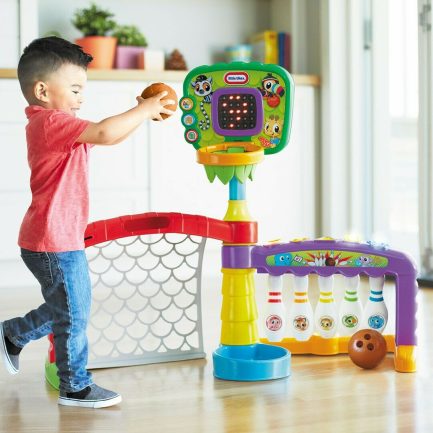 Little Tikes 3 In 1 Sports Zone με Μουσική Αθλητικό Γυμναστήριο για 12+ Μηνών (643224) - Image 4