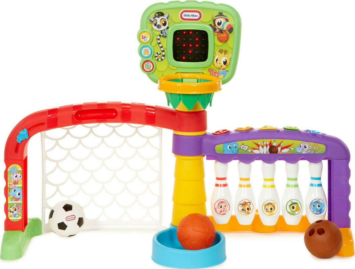 Little Tikes 3 In 1 Sports Zone με Μουσική Αθλητικό Γυμναστήριο για 12+ Μηνών (643224)
