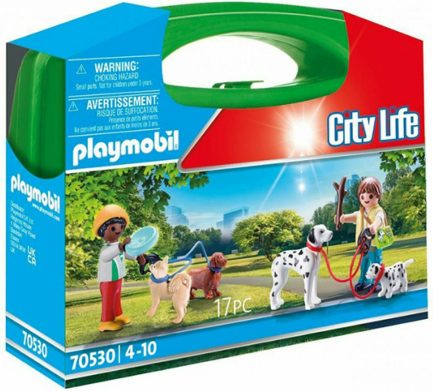 Playmobil City Life Βαλιτσάκι Βόλτα με Σκυλάκια για 4-10 ετών (70530) - Image 5