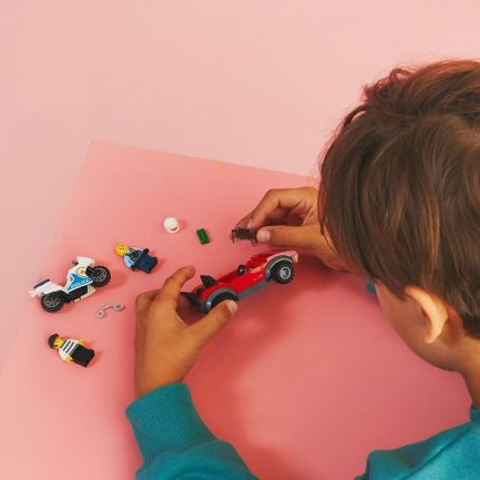 Lego City Police Bike Car Chase- Καταδίωξη Αυτοκινήτου Με Αστυνομική Μοτοσικλέτα (60392) - Image 4