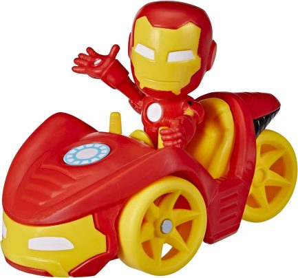 Παιχνιδολαμπάδα Hasbro Παιχνίδι Μινιατούρα Iron Man & Vehicle για 3+ Ετών (F3992) - Image 4