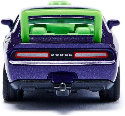 Siku Αυτοκινητάκι Dodge Challenger SRT Hellcat Custom Toy Car, Metal/Plastic, Plum Blue, Opening Doors για 3+ Ετών (1572) - Image 4