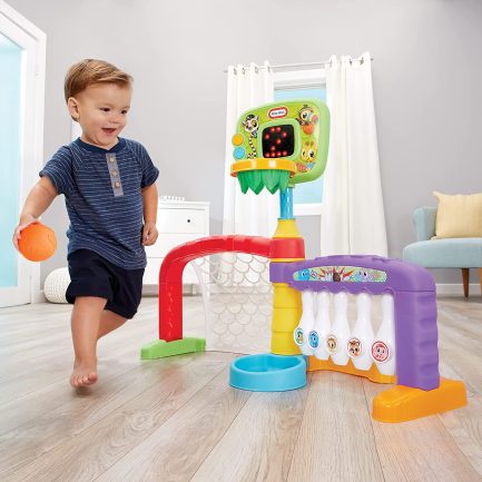 Little Tikes 3 In 1 Sports Zone με Μουσική Αθλητικό Γυμναστήριο για 12+ Μηνών (643224) - Image 9