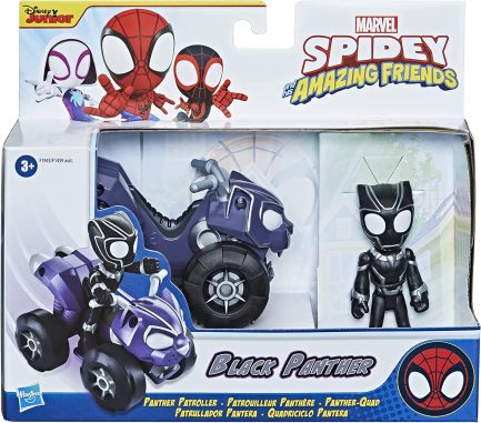 Hasbro Disney Marvel Spidey and his Amazing Friends: Black Panther Patroller (F1943) - Image 5